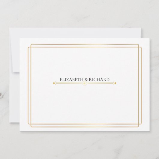 Elegant Wedding Invitation (Dos)
