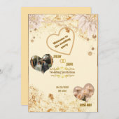 Elegant Wedding Invitation (Voorkant / Achterkant)