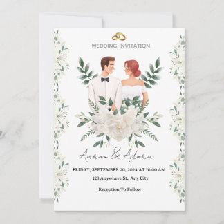 Elegant Wedding Invitation – A Modern Touch for Yo Kaart