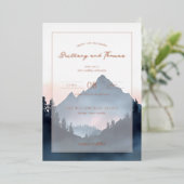 Elegant Wedding Invitation Card (Debout devant)