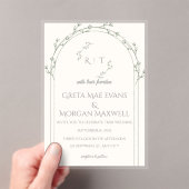 Elegant Wedding Invitation Card  (In situ (ordinateur de poche))