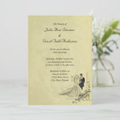 Elegant Wedding Invitation Card Kaart (Staand voorkant)