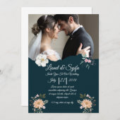 Elegant Wedding Invitation – Classic & Romantic Ce (Devant / Derrière)