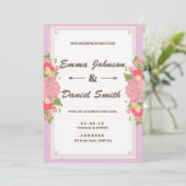 Elegant Wedding Invitation – Classic Script Design (Debout devant)