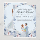Elegant Wedding Invitation – Customizable & Modern (Devant / Derrière)