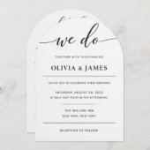 Elegant wedding invitation for you (Devant / Derrière)