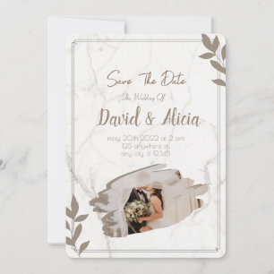 Elegant Wedding Invitation Kaart