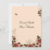 Elegant Wedding Invitation Kaarten voor je special (Achterkant)