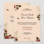 Elegant Wedding Invitation Kaarten voor je special (Voorkant / Achterkant)