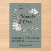 Elegant Wedding Invitation – Simple and Luxurious  (Recto)