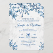 Elegant  Wedding Invitation - Stylish weeding card Kaart (Voorkant / Achterkant)