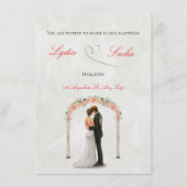 Elegant Wedding Invitation Template (Devant)
