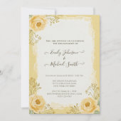 Elegant wedding invitation template, classic (Devant)