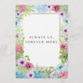 Elegant Wedding Invitation | Timeless Romantic Kaart (Achterkant)