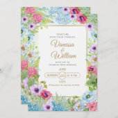 Elegant Wedding Invitation | Timeless Romantic Kaart (Voorkant / Achterkant)