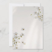 Elegant Wedding Invitation with Silver Glitter (Dos)