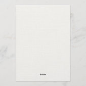 Elegant Wedding invitation with two birds  (Dos)