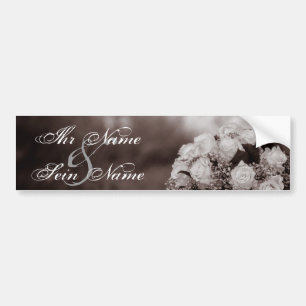 Elegant Wedding Invitations 12 Bumpersticker