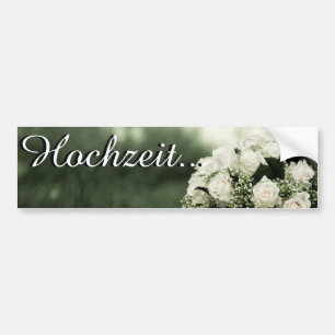 Elegant Wedding Invitations Bumpersticker