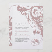 Elegant Wedding Invitations Kaart (Voorkant / Achterkant)