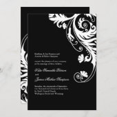 Elegant Wedding Invitations Kaart (Voorkant / Achterkant)