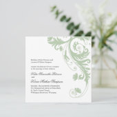 Elegant Wedding Invitations Kaart (Staand voorkant)