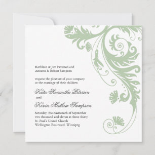 Elegant Wedding Invitations Kaart