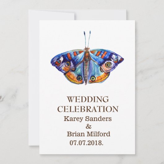 Elegant Wedding Invitations Kaart (Voorkant)