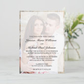 Elegant Wedding Invitations Kaart (Staand voorkant)