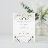 Elegant Wedding Invitations – Timeless Love in Eve (Debout devant)