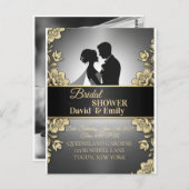 Elegant Wedding Invitations – Timeless Love in Eve (Devant / Derrière)
