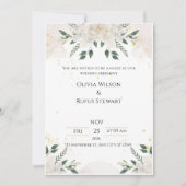 Elegant Wedding Invitations – Timeless Love in Eve (Devant)