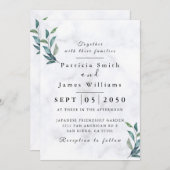 Elegant Wedding Invite - Rustic Wedding Kaart (Voorkant / Achterkant)