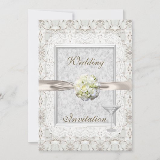 Elegant Wedding Invites Kaart (Voorkant)