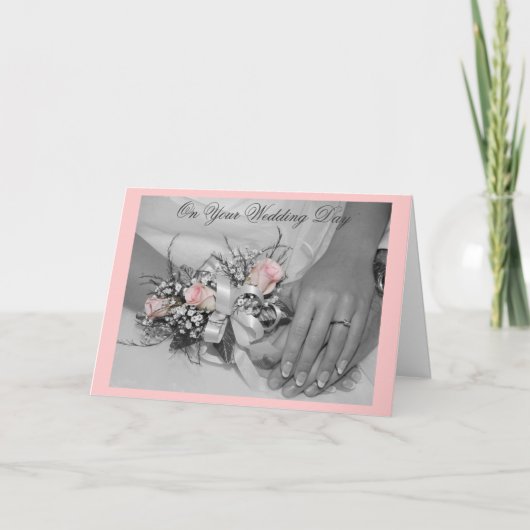 Elegant Wedding Kaart (Voorkant)