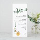 Elegant Wedding menu (Debout devant)