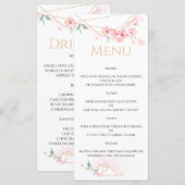 Elegant WEDDING MENU. Menu (Voorkant / Achterkant)