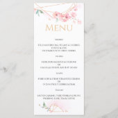 Elegant WEDDING MENU. Menu (Voorkant)