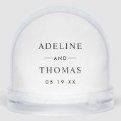 Elegant Wedding Monogram Keepsake Photo (Arrière)