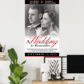 Elegant Wedding Movie Poster - Aangepaste afmeting (Thuiskantoor)
