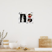 Elegant Wedding Photo Lijst Print (Keuken)