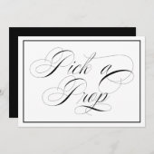 Elegant Wedding Pick A Prop Sign (Voorkant / Achterkant)