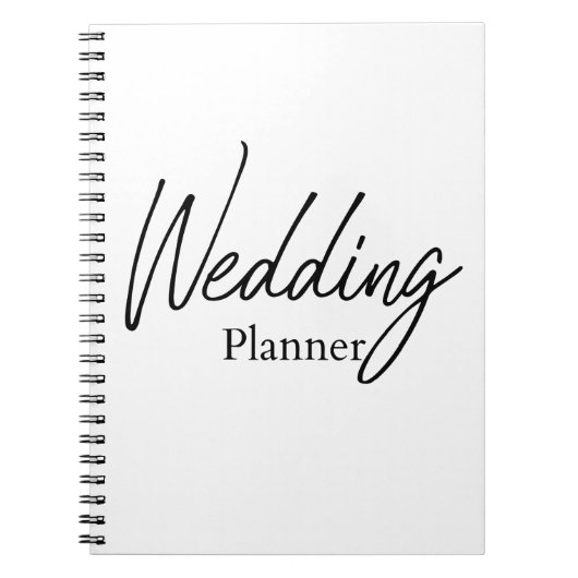 Elegant Wedding Planner Notitieboek (Voorkant)