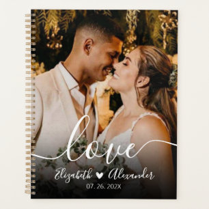 Élégant Wedding planner photo de script d'amour