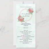 Elegant Wedding Program. (Voorkant)