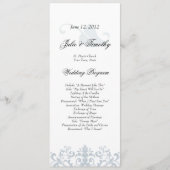 Elegant Wedding Program Programma (Voorkant)