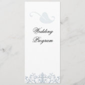 Elegant Wedding Program Programma (Achterkant)