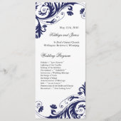 Elegant Wedding Programs Programma (Voorkant)