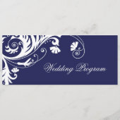 Elegant Wedding Programs Programma (Achterkant)