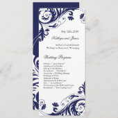 Elegant Wedding Programs Programma (Voorkant / Achterkant)